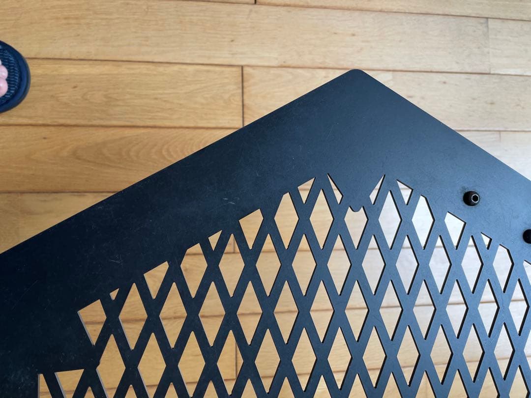 ANCAM メタヘキテ L 脚長 六角形 アイアン テーブル