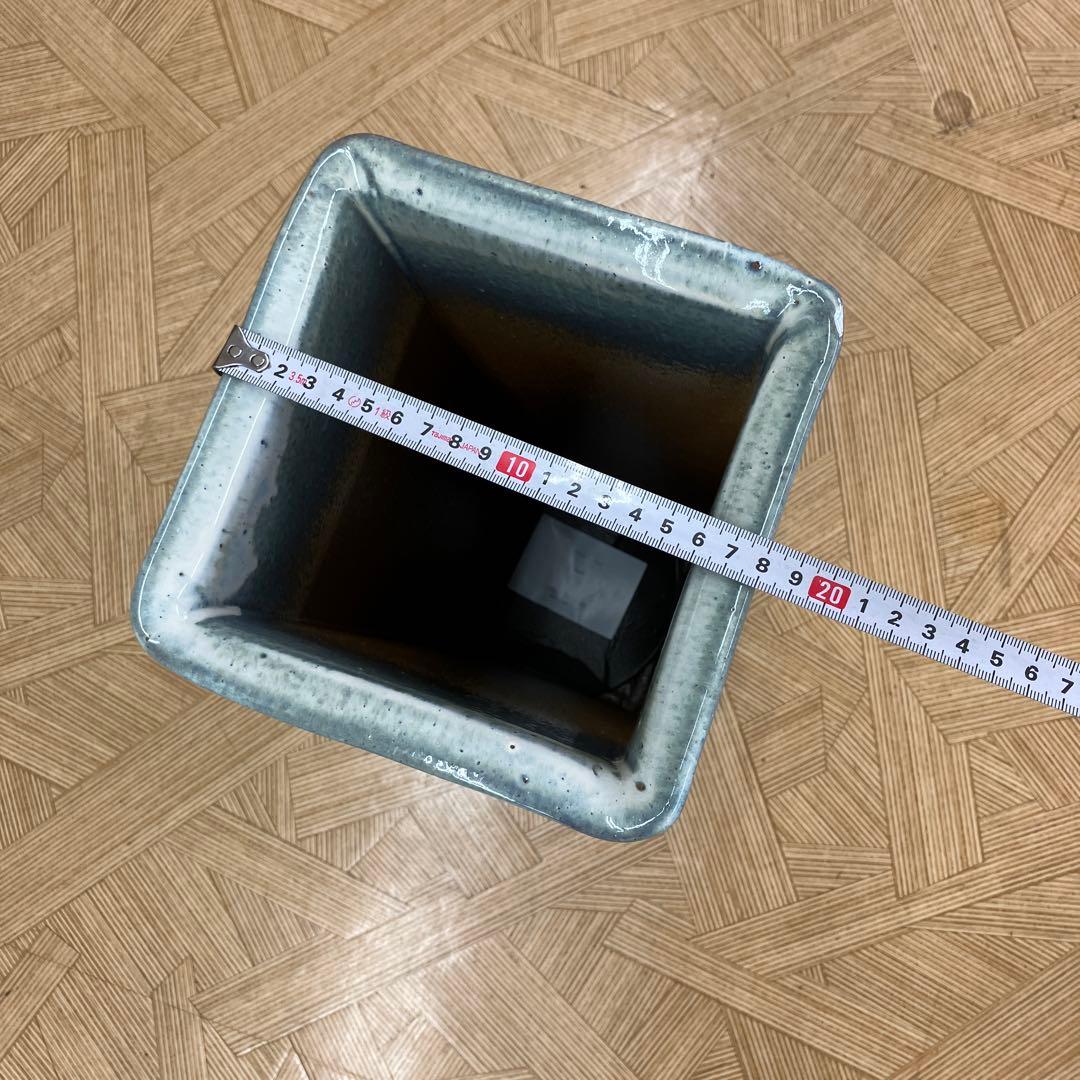 信楽焼傘立て角線模様