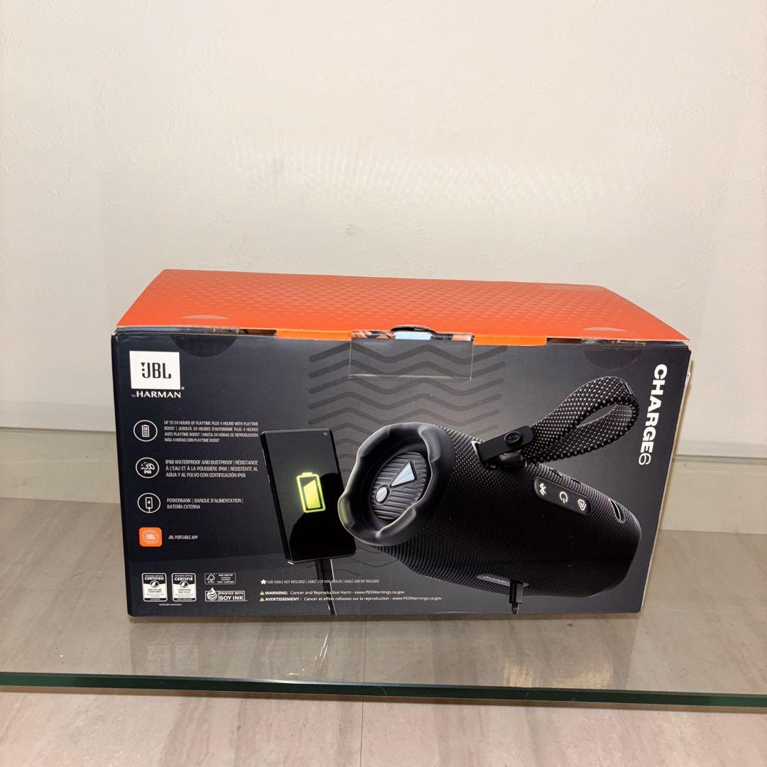 JBL Charge6 ワイヤレススピーカー　新品