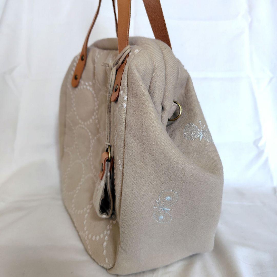 最終値下げ　12/29削除予定　ハンドメイド　ミナペルホネン　バッグ