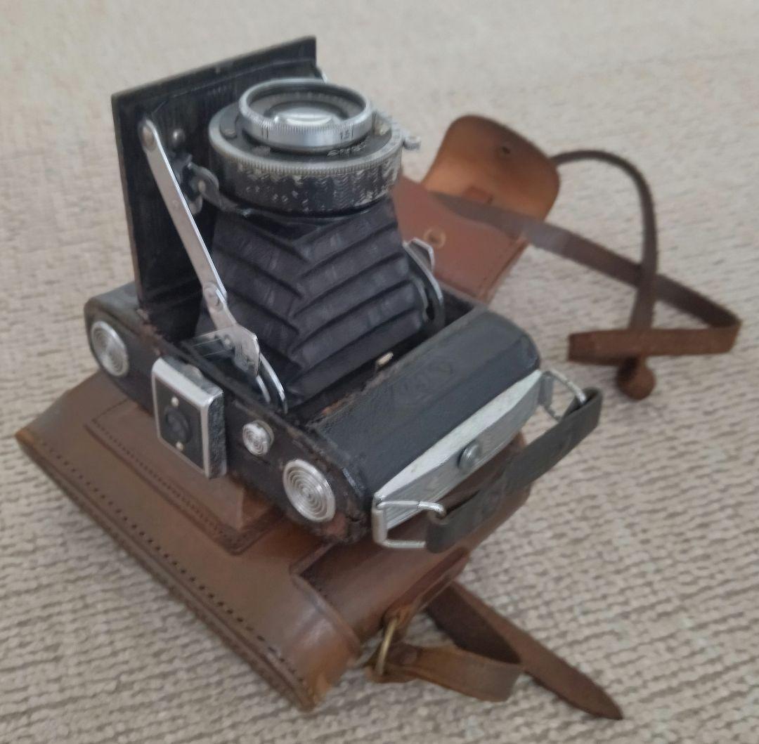 【貴重!】スプリング（蛇腹）カメラ　セミライラ　SEMI-LYRA　富士光学