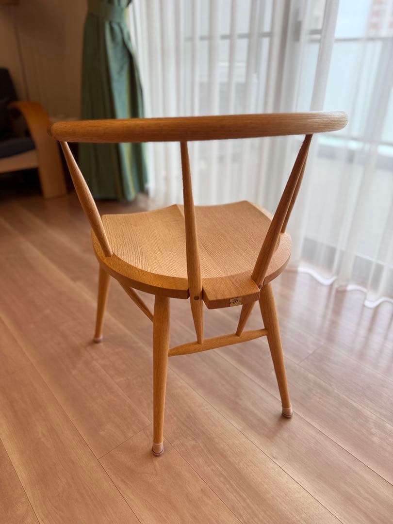 高山ウッドワークスカフェチェア 木製ダイニングチェア④