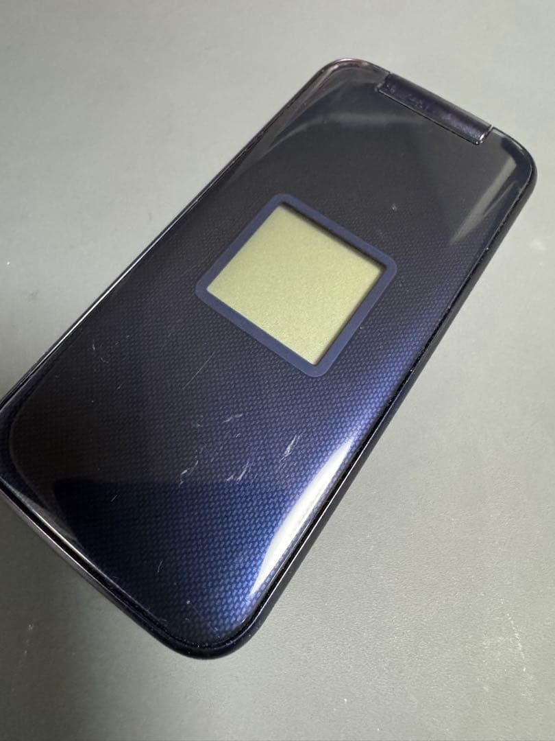 docomo 折りたたみ式携帯電話 らくらくホン F-02J ネイビー