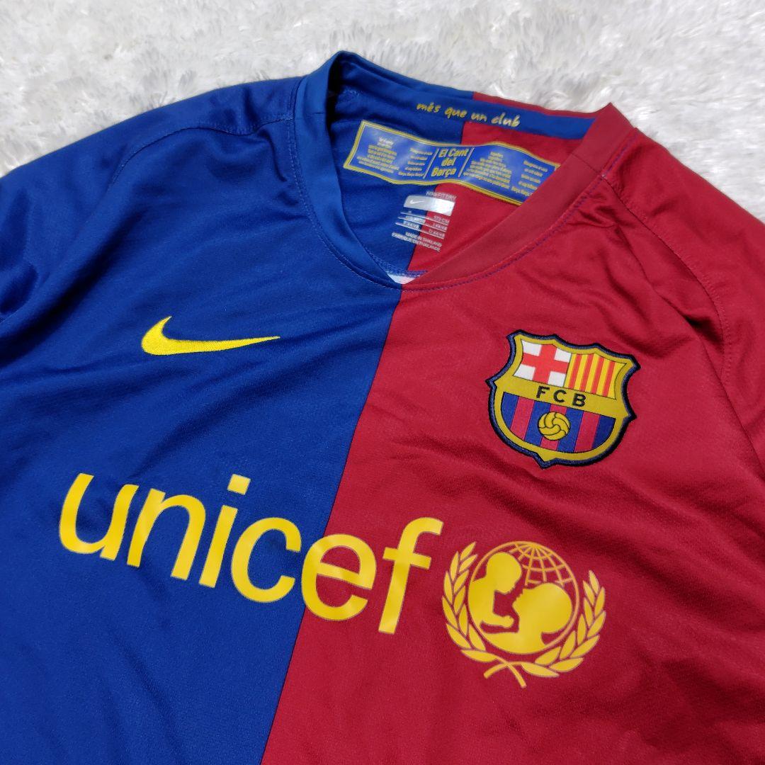 FCバルセロナ　08/09　長袖　ユニフォーム　　Ｓサイズ　NIKE