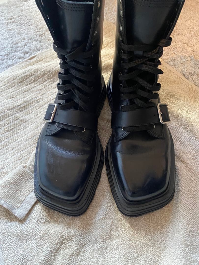 JIL SANDER 23ss resort スクエアトゥバックルブーツ