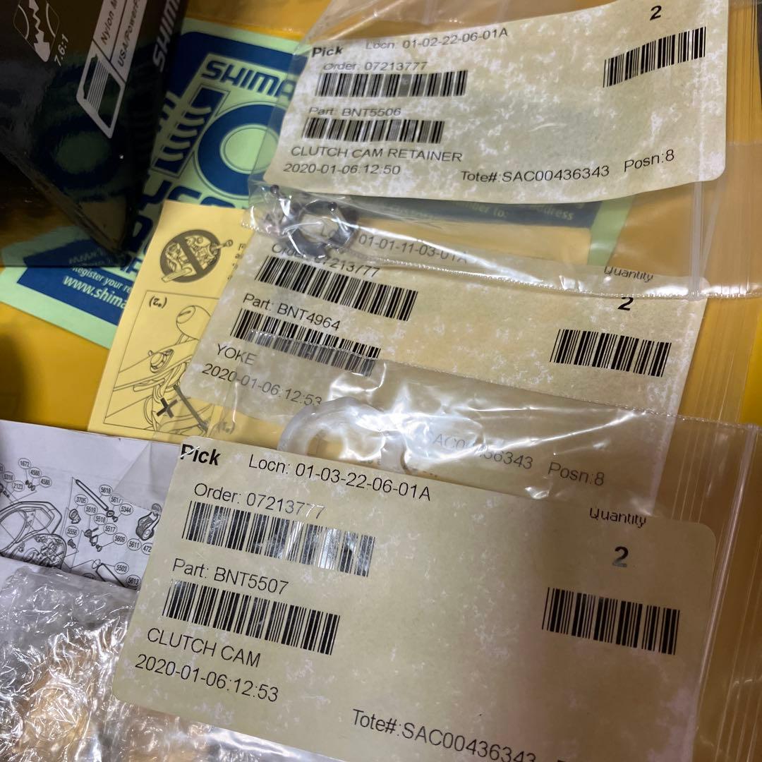 US SHIMANO TRANX400 HG カスタムハンドル/パーツ一式