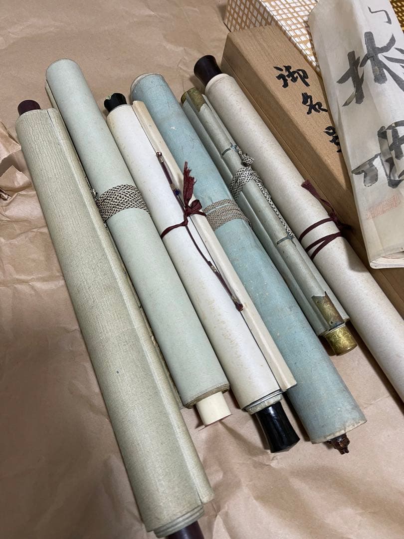 掛け軸13本まとめ　自宅保管