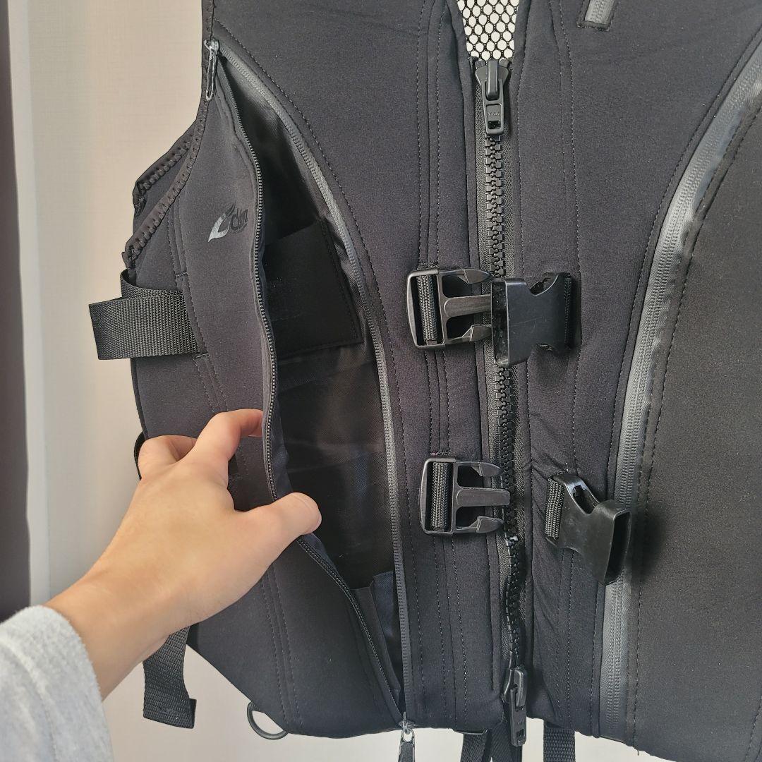 Caltiva 撃投ボディプロテクター　ライフジャケット　青物　釣り