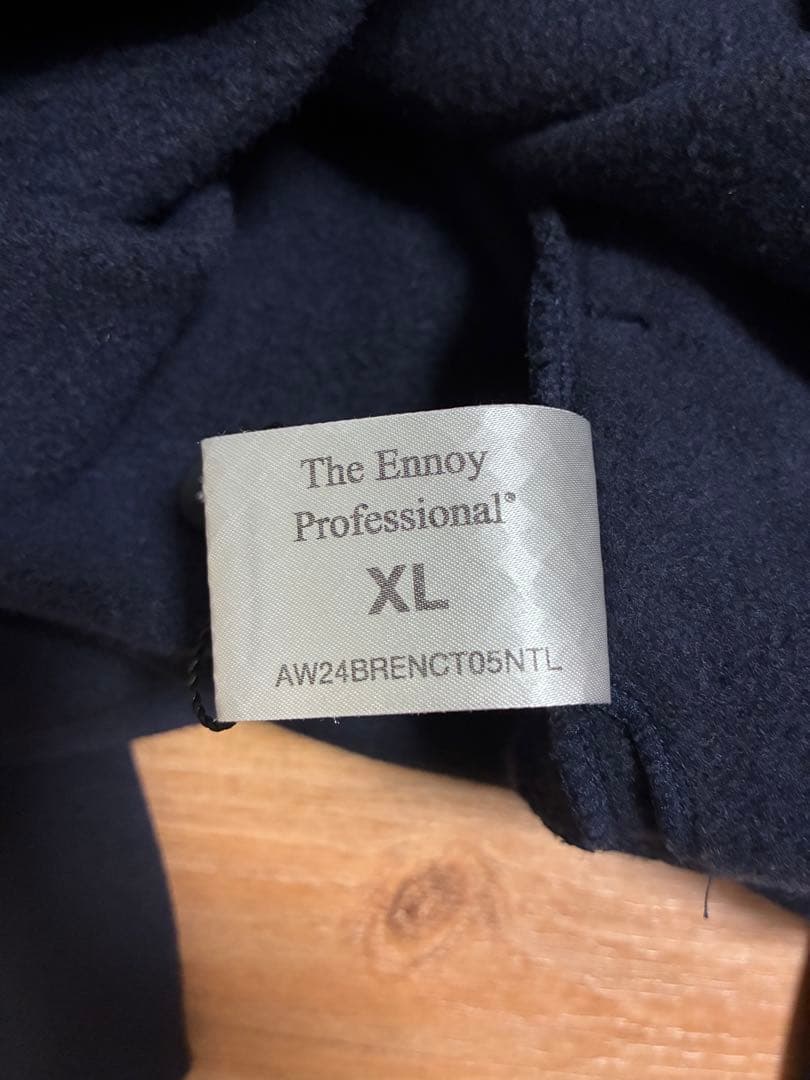 ennoy エンノイ スウェットセットアップ　エレクトリックロゴ　ネイビー