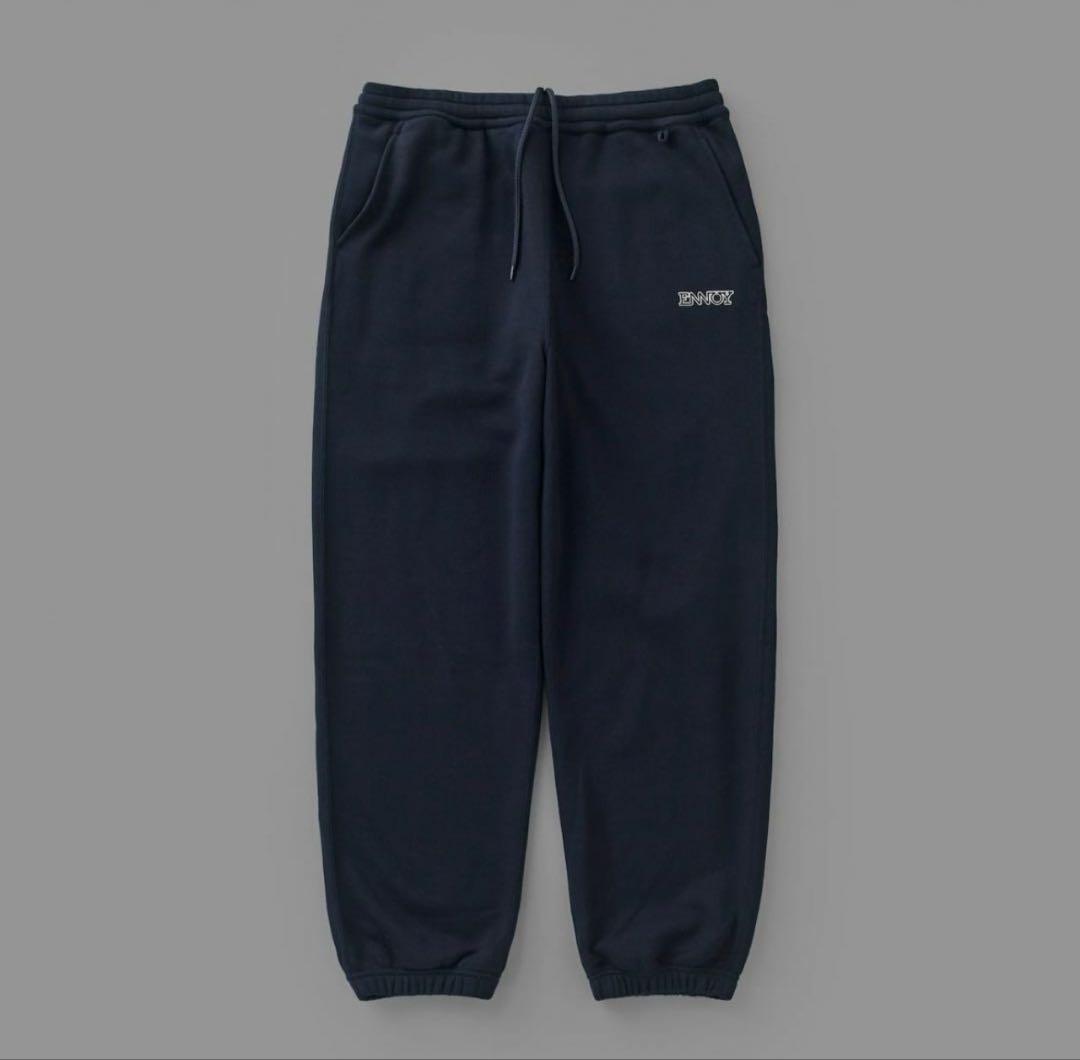 ennoy エンノイ スウェットセットアップ　エレクトリックロゴ　ネイビー