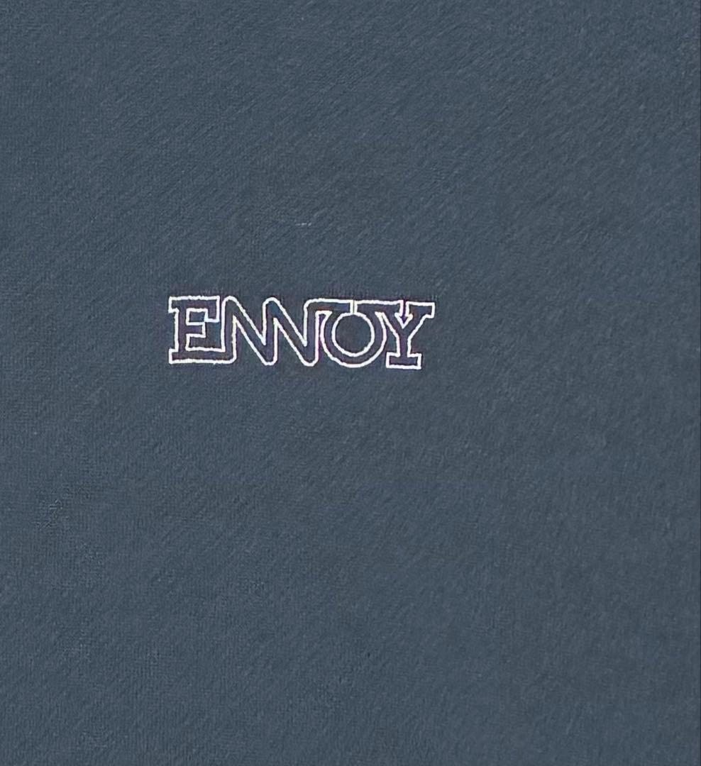 ennoy エンノイ スウェットセットアップ　エレクトリックロゴ　ネイビー