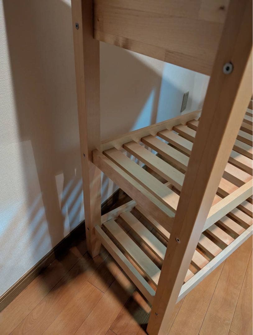 【送料込】IKEA フォルホイア キッチンワゴン 収納木製家具 動く棚 引き出し