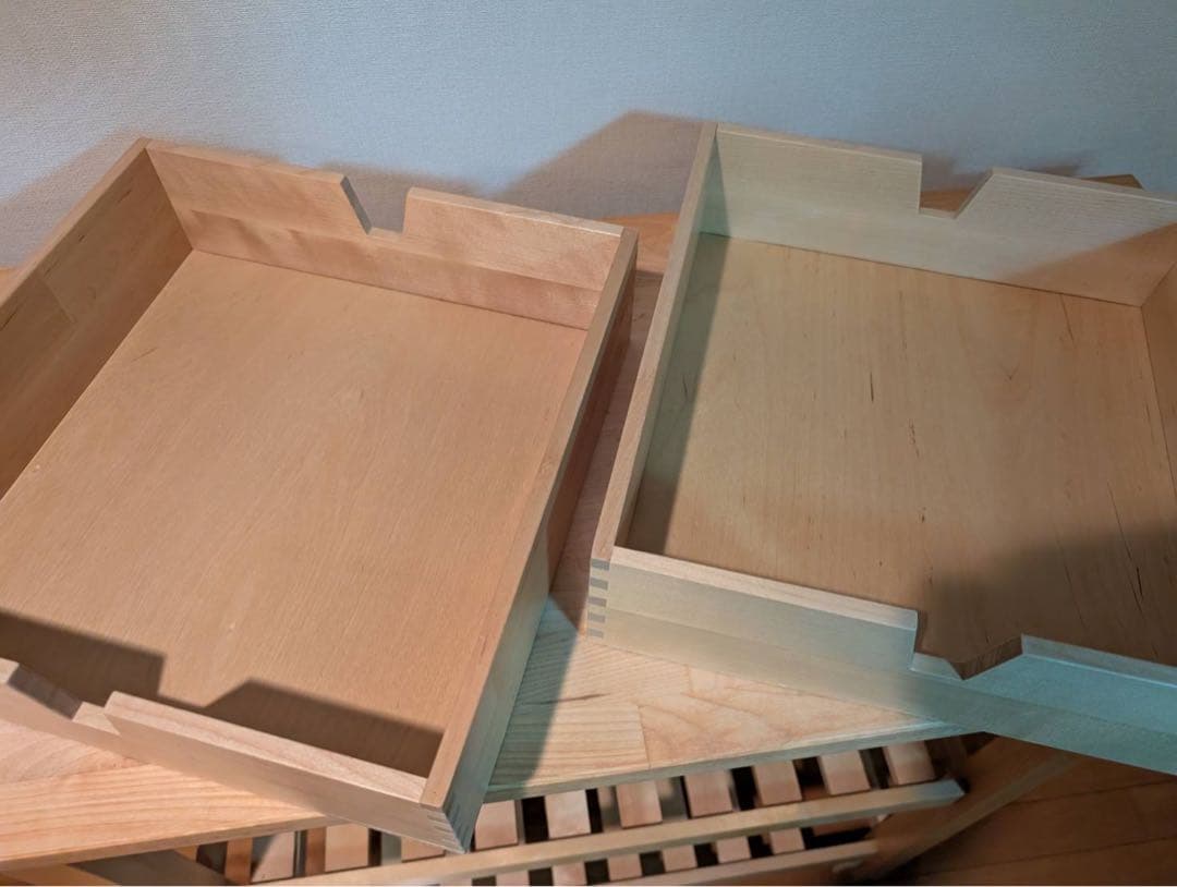 【送料込】IKEA フォルホイア キッチンワゴン 収納木製家具 動く棚 引き出し