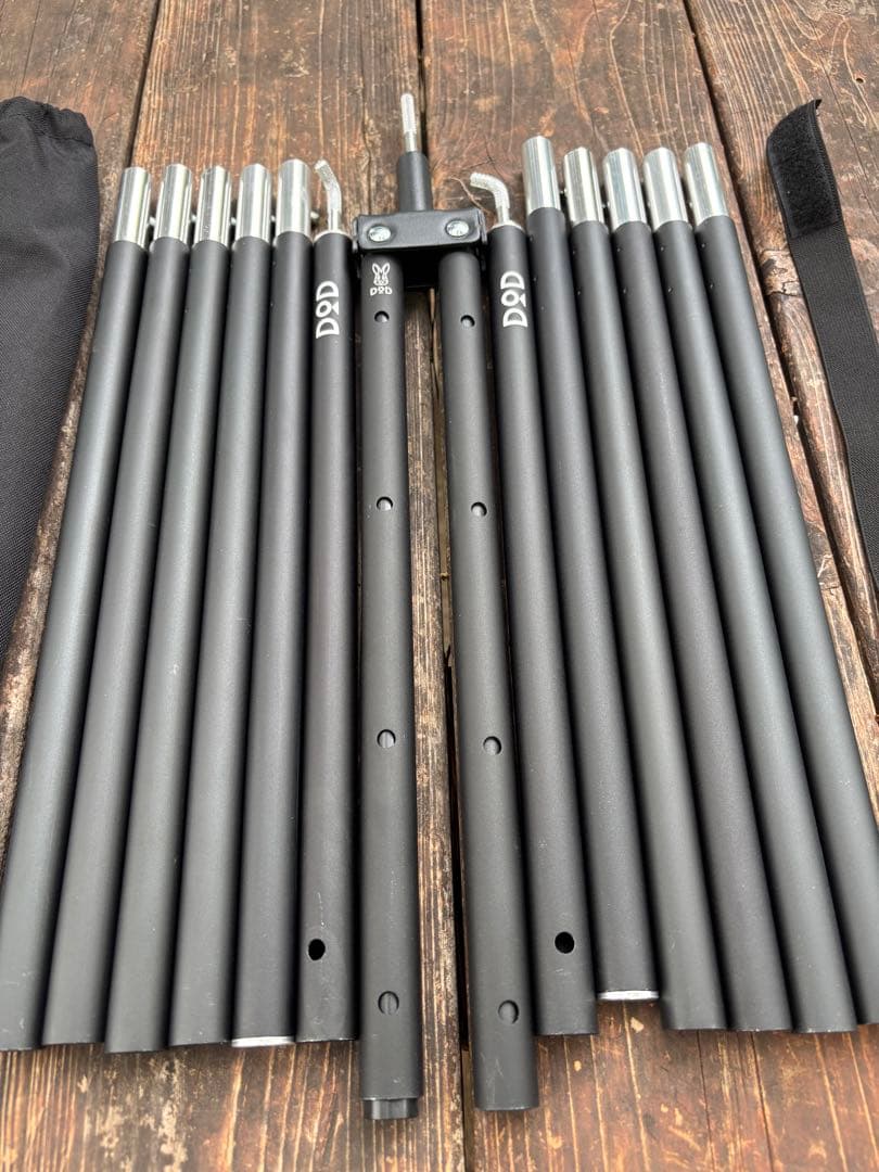 Dod ①フタマタノサソイS ②19mmコンパクトポール XP1-630-BK