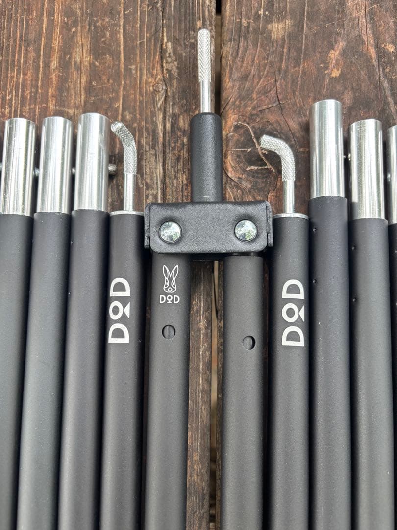 Dod ①フタマタノサソイS ②19mmコンパクトポール XP1-630-BK