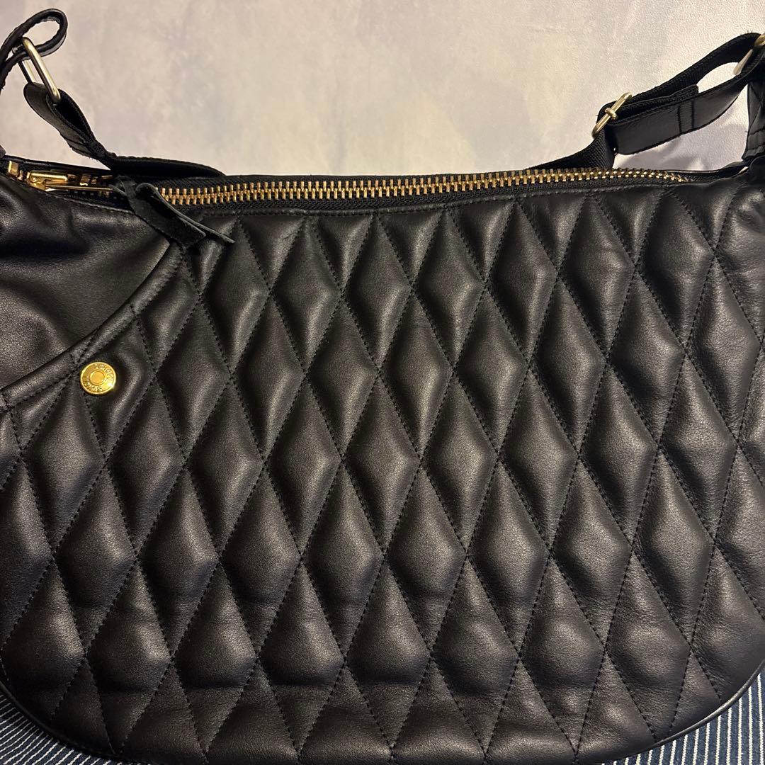Schott/ショットPADDED BANANA BAG ゴールド