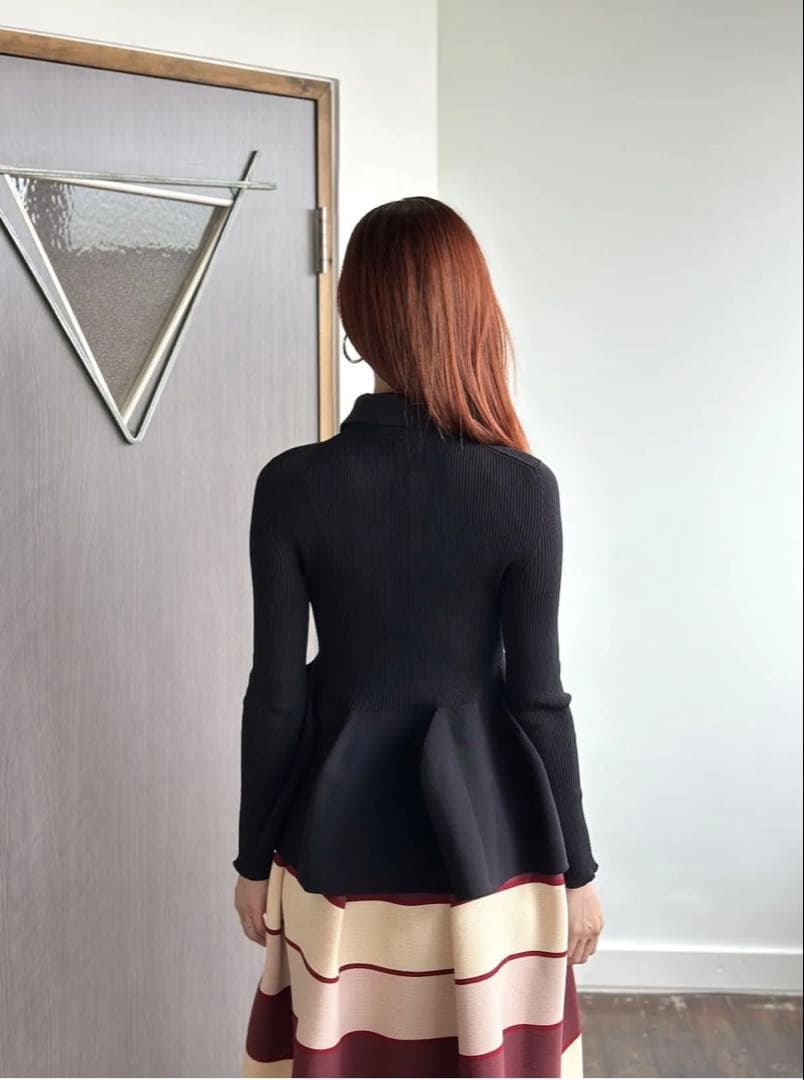 CFCL POTTERY SHIRTS CARDIGAN カーディガン　黒