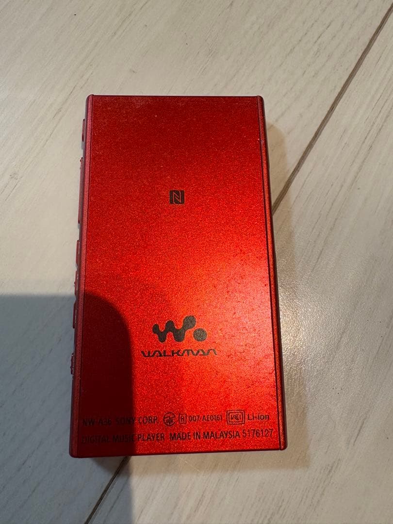 SONY NW-A36ウォークマン 赤 USBケーブル付き