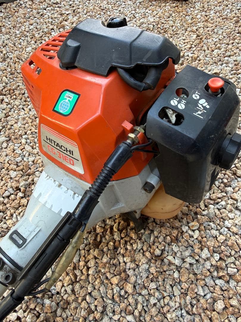 動作確認済　一発始動　日立HITACHI CG31ED　エンジン草刈機