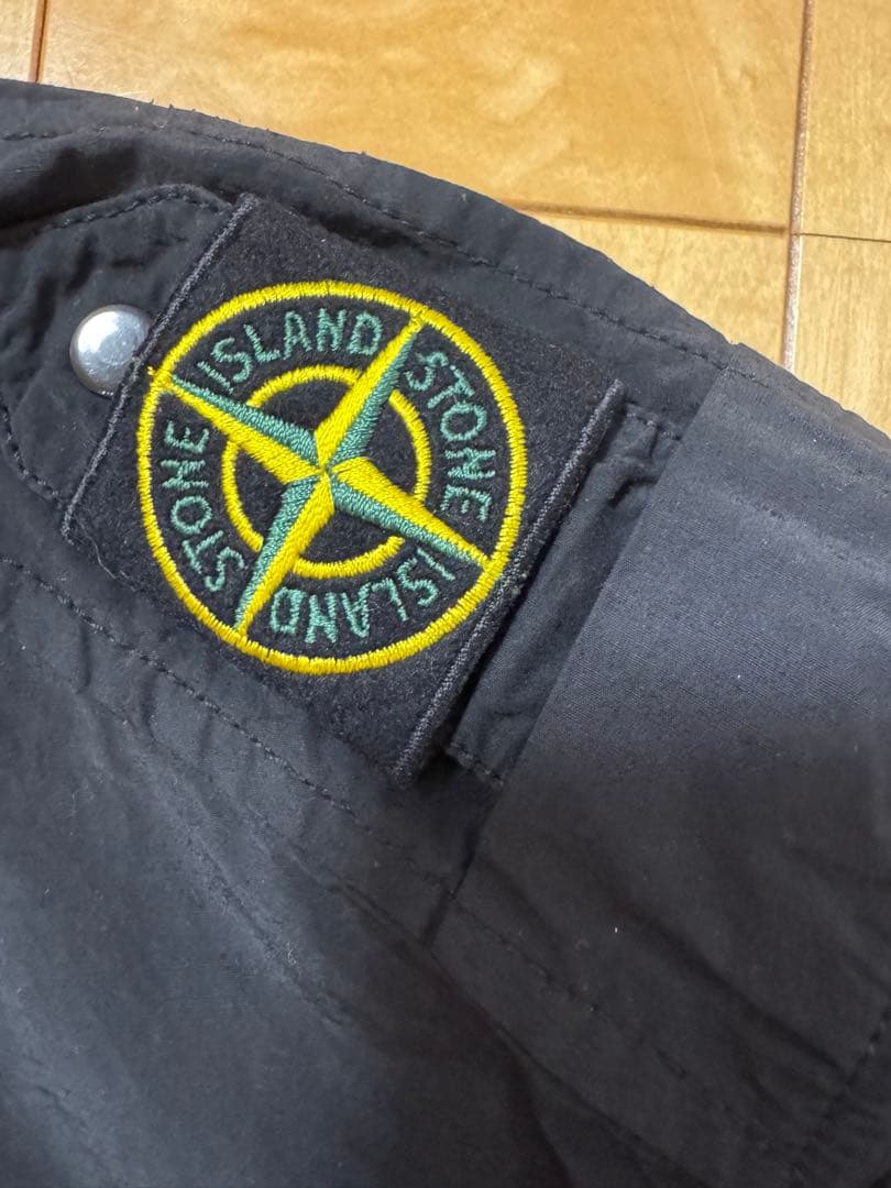 【未使用】STONE ガーメントダナイロンジャケット L 黒