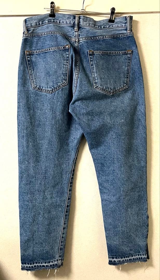 ★希少★サスクワァッチファブリックス ジップスリットデニムパンツ