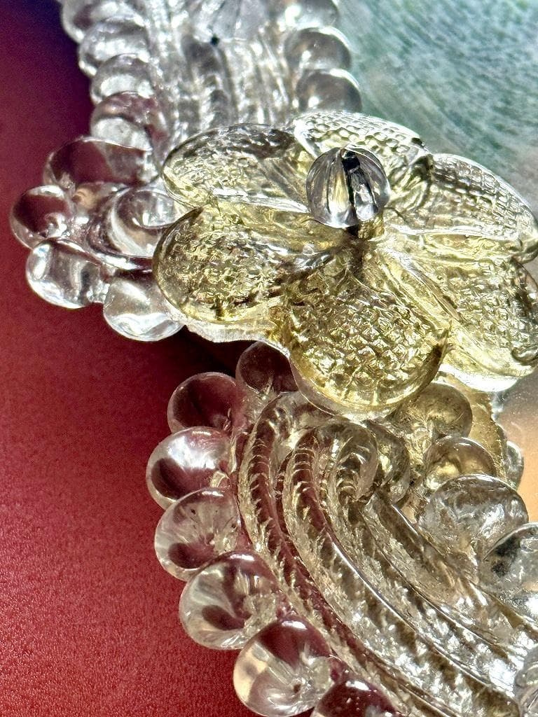 ムラーノガラス　＜Ａ＞　壁掛け・スタンドミラー　ベネチアンガラス　イタリア