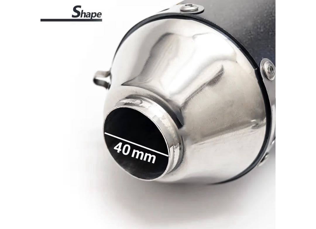 ステンレススチール マフラー 440mm