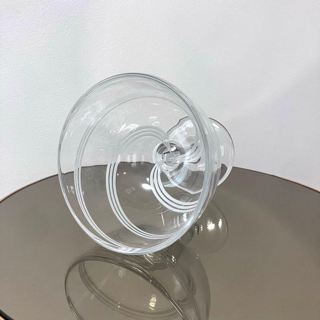 Nuutajarvi ヌータヤルヴィ ガラスボウル アートピース