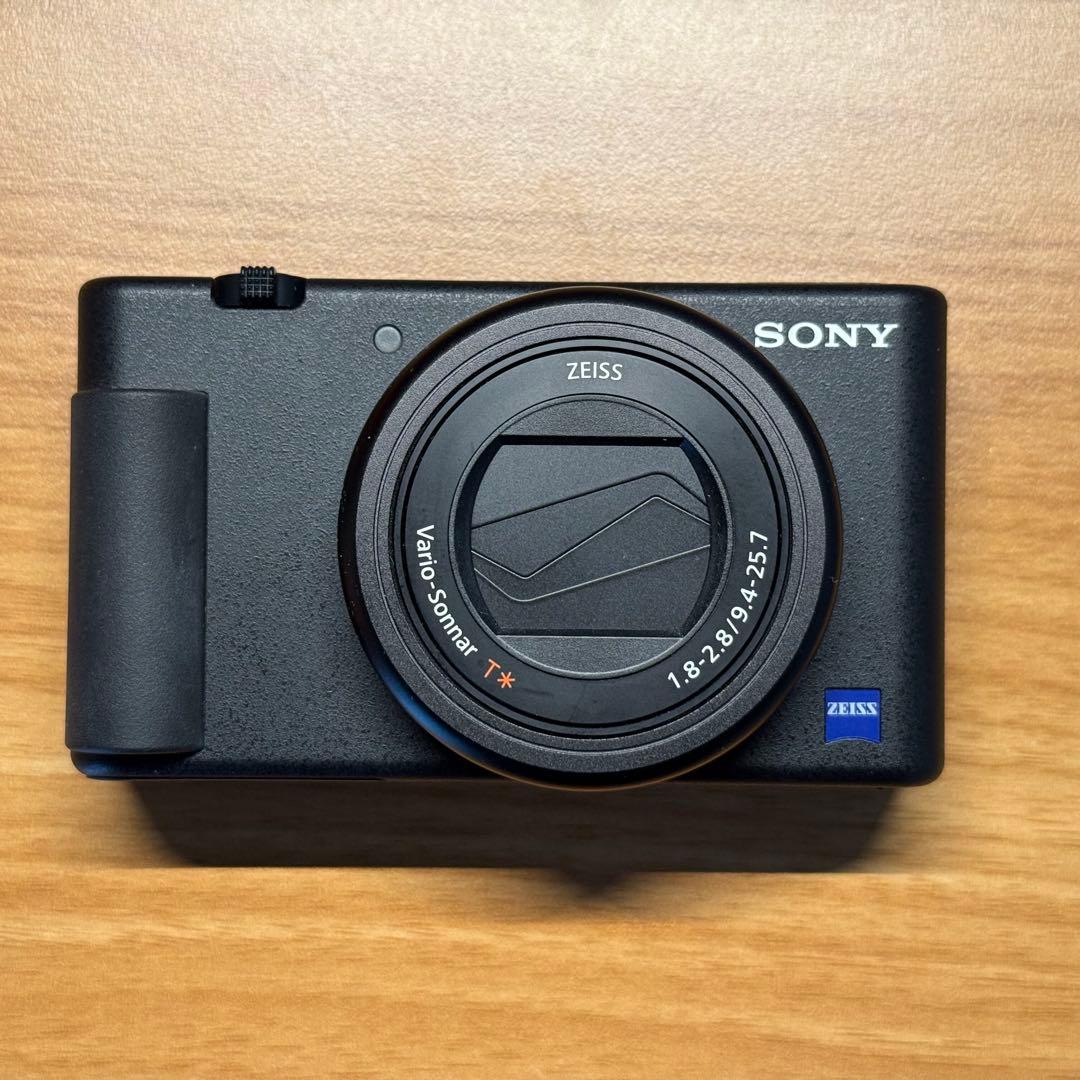 【美品】SONY VLOGCAM ZV-1本体+シューティンググリップ