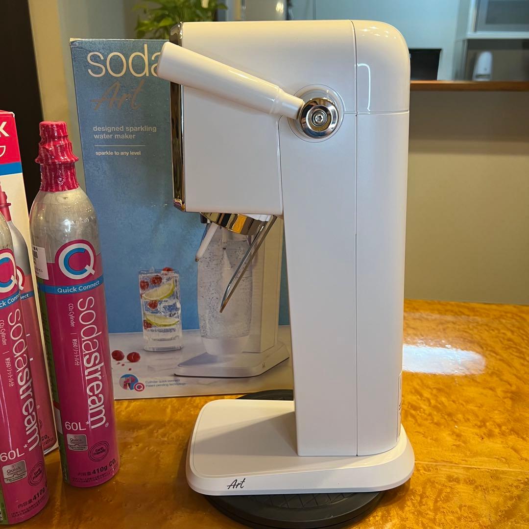 Sodastream Art ガスシリンダー2本　専用ボトル1本
