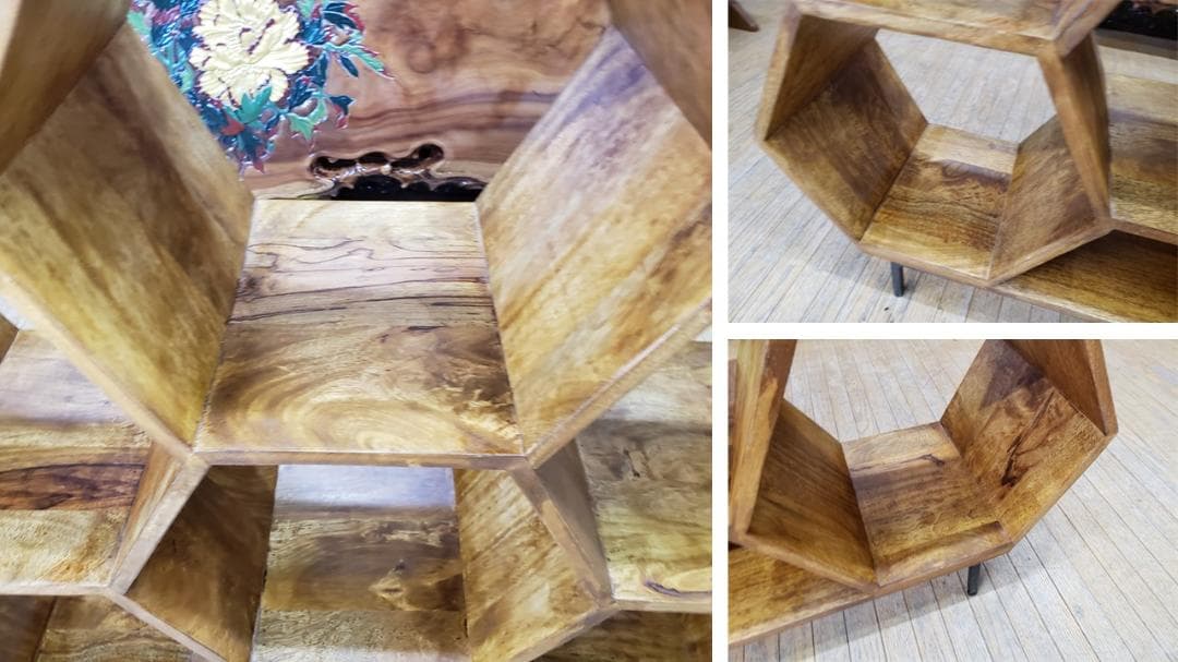 むみゅう　a17　美品　ノーチェ　NOCE　蜂の巣型　ブックシェルフ