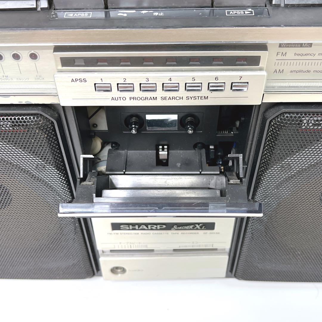 【希少】 SHARP ラジオ付ステレオテープレコーダー GF-505SB