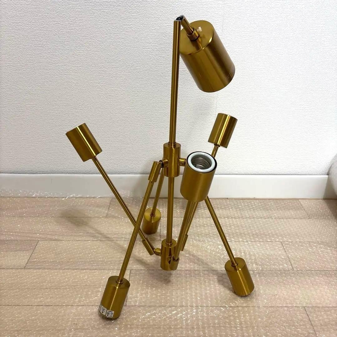 美品 インターフォルム Gradiska(グラディスカ) ゴールド　6灯