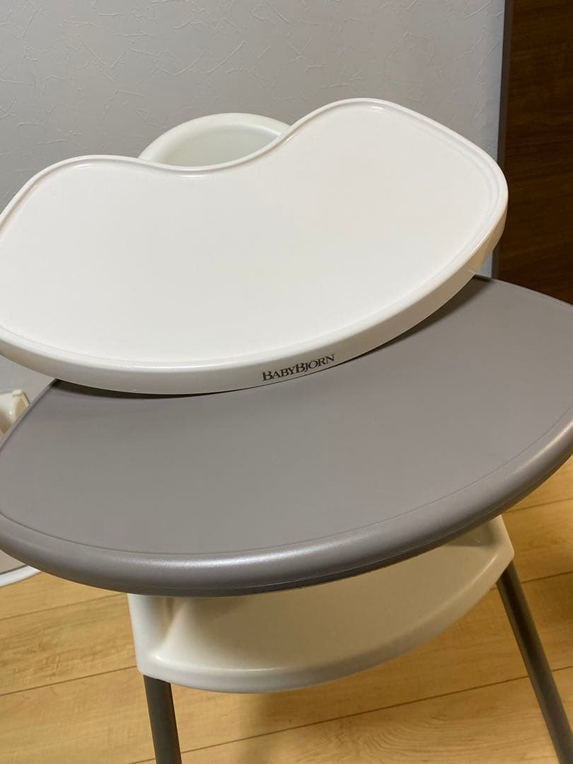 ベビービョルン ハイチェア ベビーチェア ホワイト 説明書付き