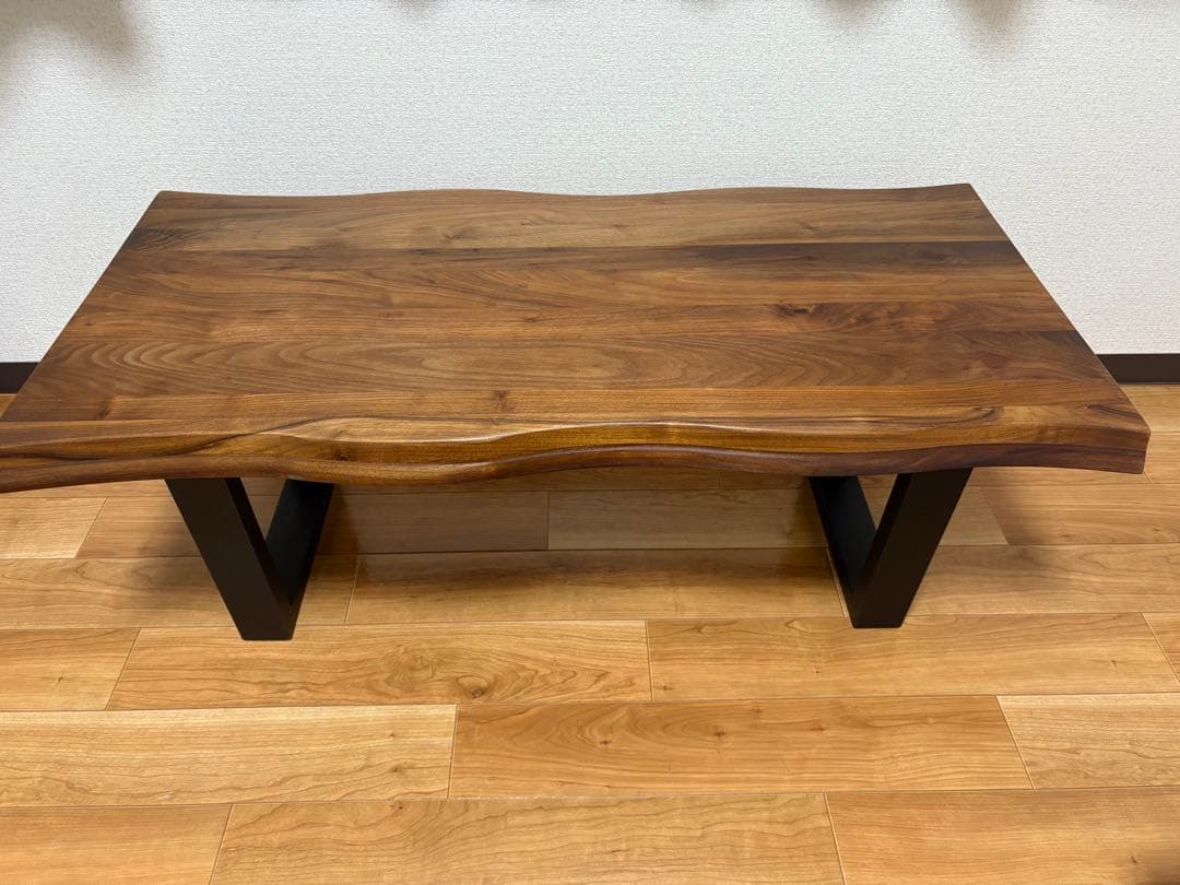 天然木　ローテーブル