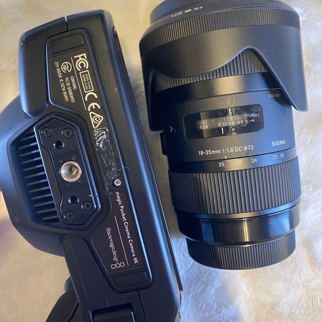 【値下げ中】すぐ使えるBMPCC4K +リグ&レンズ2個セット‼︎