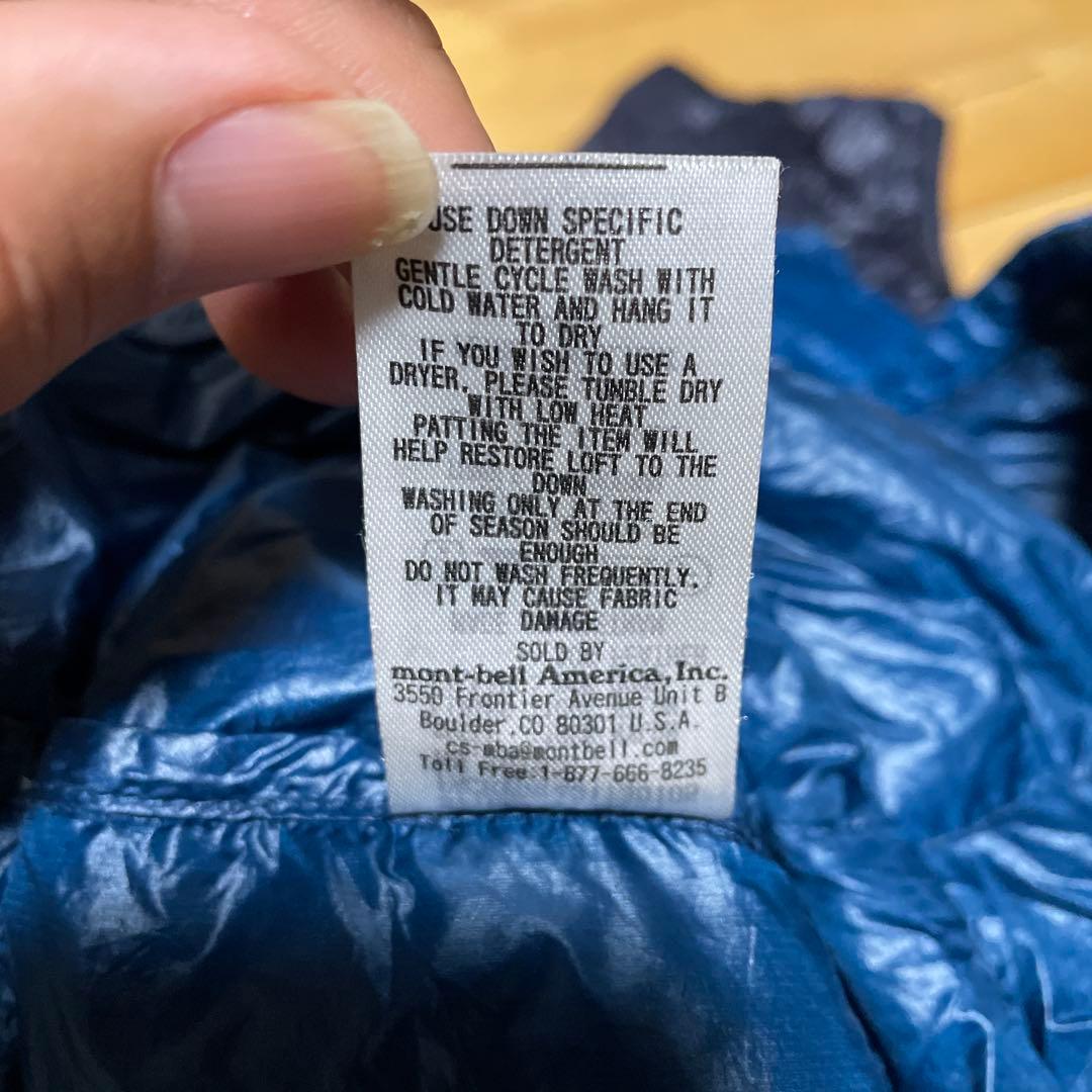 早い者勝ち値引きmontbell ライトアルパインダウンジャケット フード付き