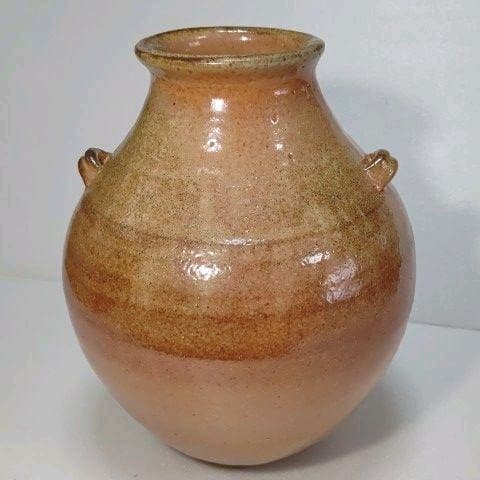 絵 備前 志野　コラボ　壺　藤原 一門 壺