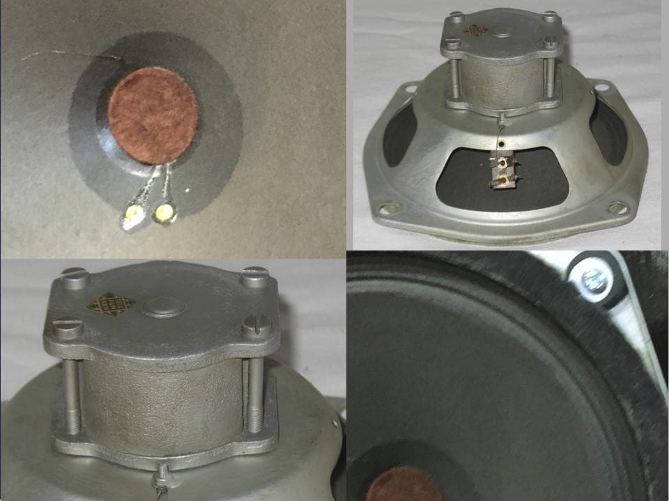 Telefunkenビンテージ175mm口径外磁アルニコフルレンジシステム ペア