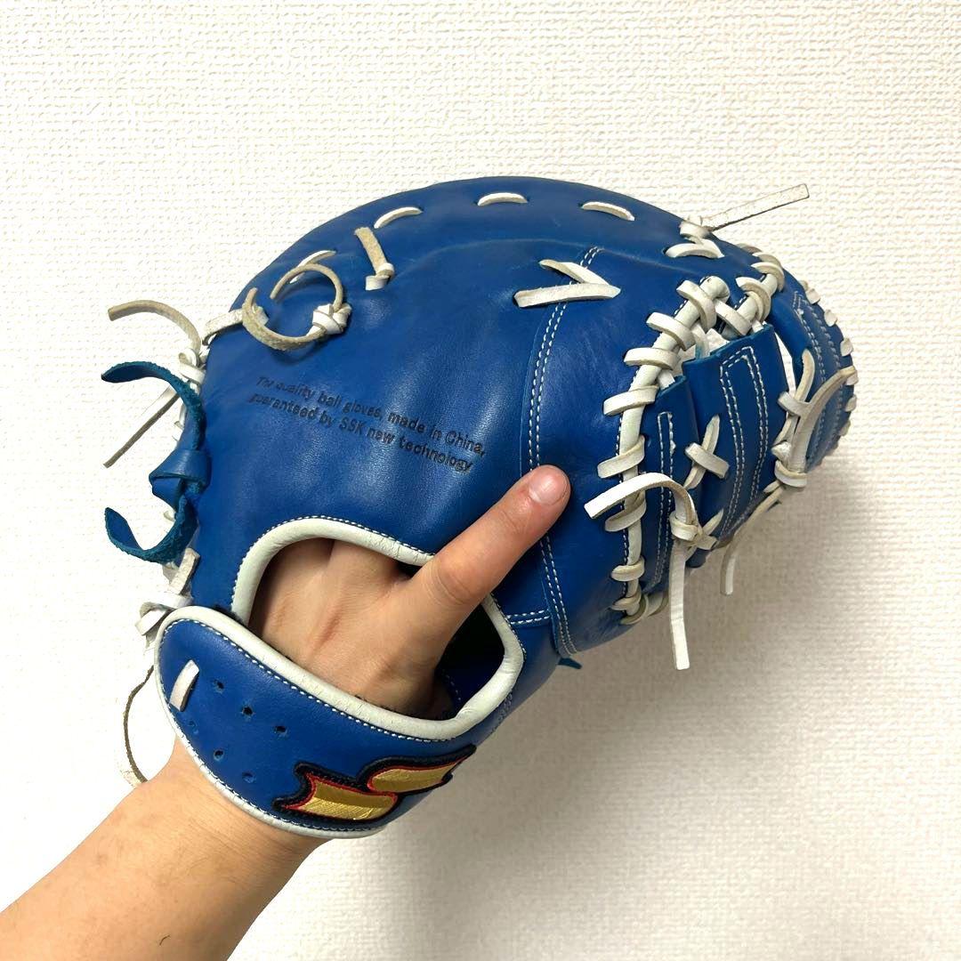 711 SSK 型抜群 即戦力 極美品 軟式 即戦力 ファーストミット