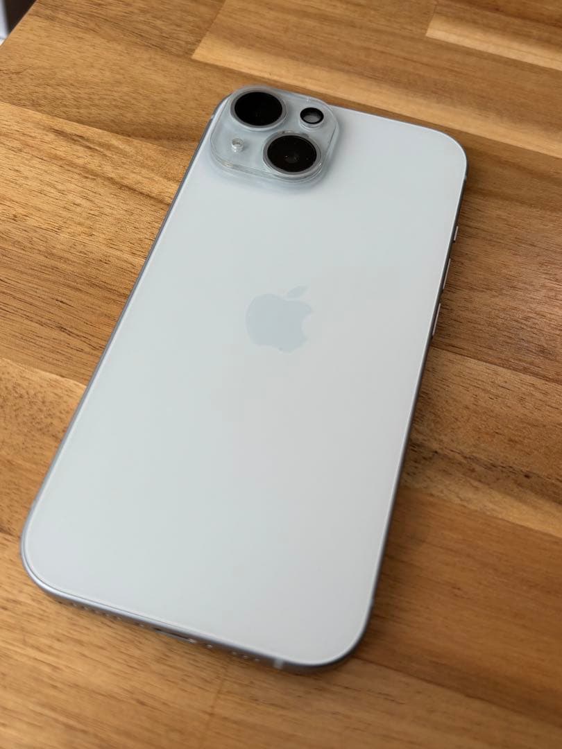 【美品】iPhone15 ブルー 128GB SIMフリー