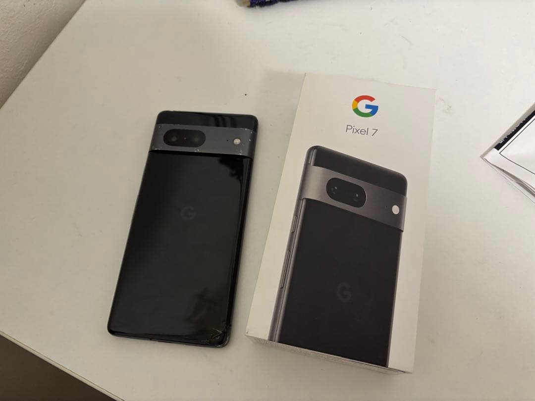 Google Pixel 7 ブラック 本体、箱付き　simフリー