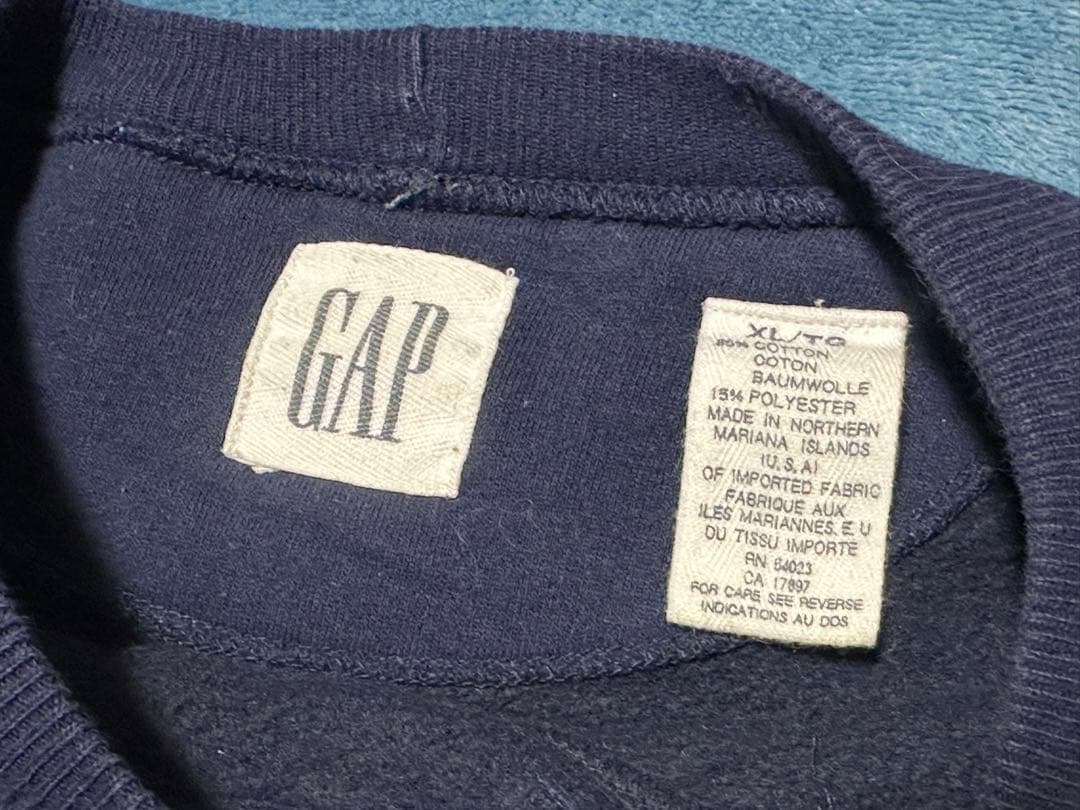 【2/8までセール・USA製】old GAP スウェット 90s