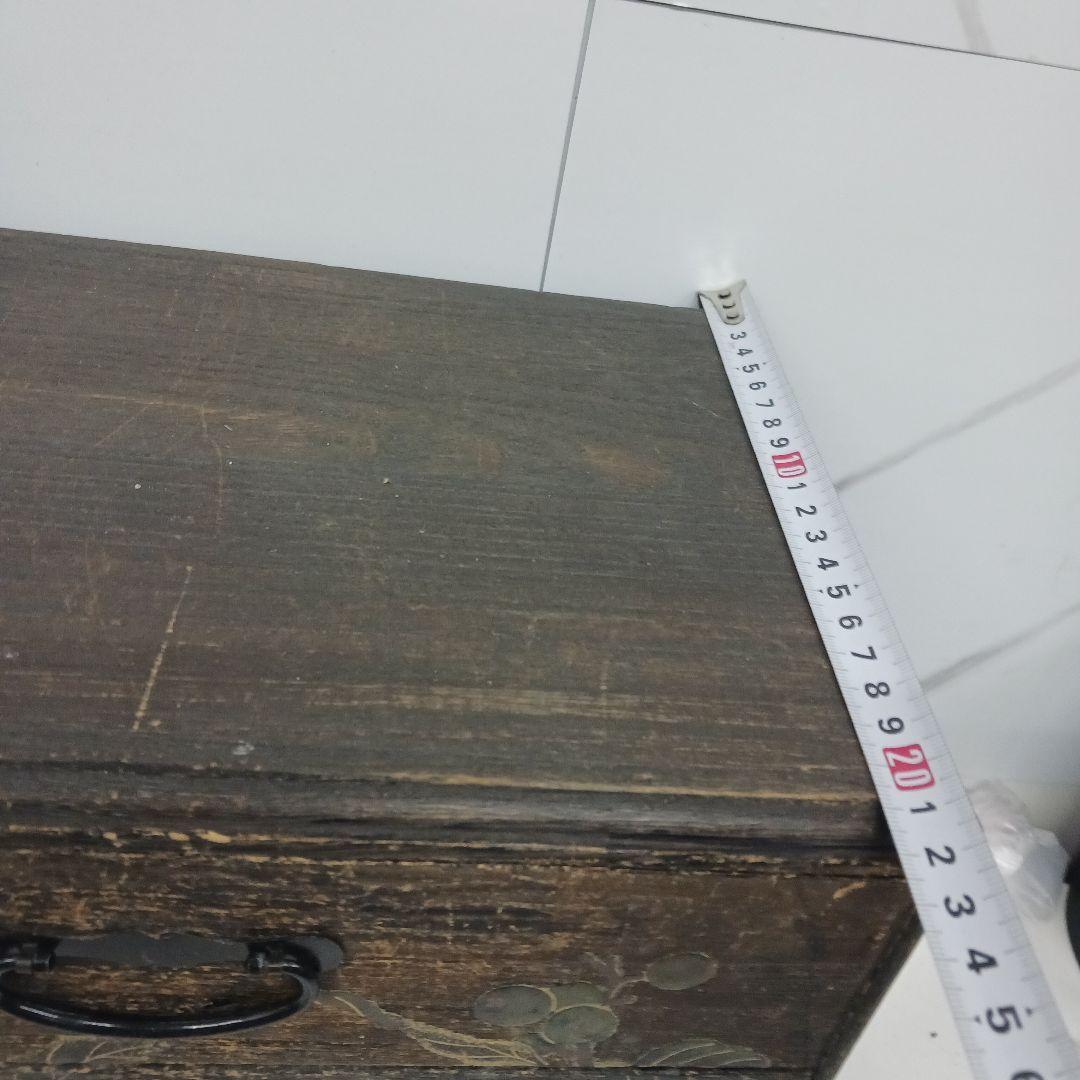 からくりタンス 小タンス アンティーク 和風 チェスト 民芸家具 B