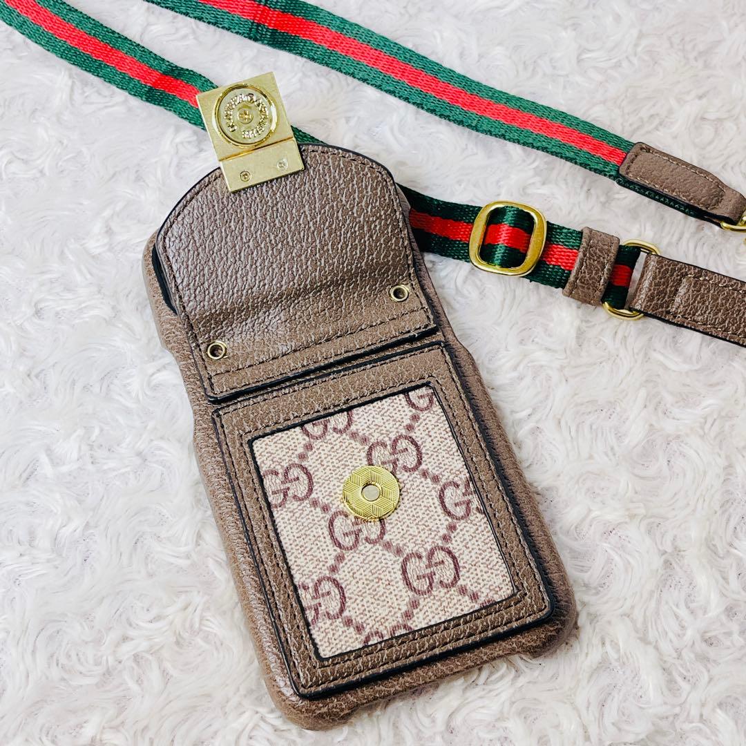 GUCCI グッチ iPhone14 GGキャンパス マーモント シェリーライン