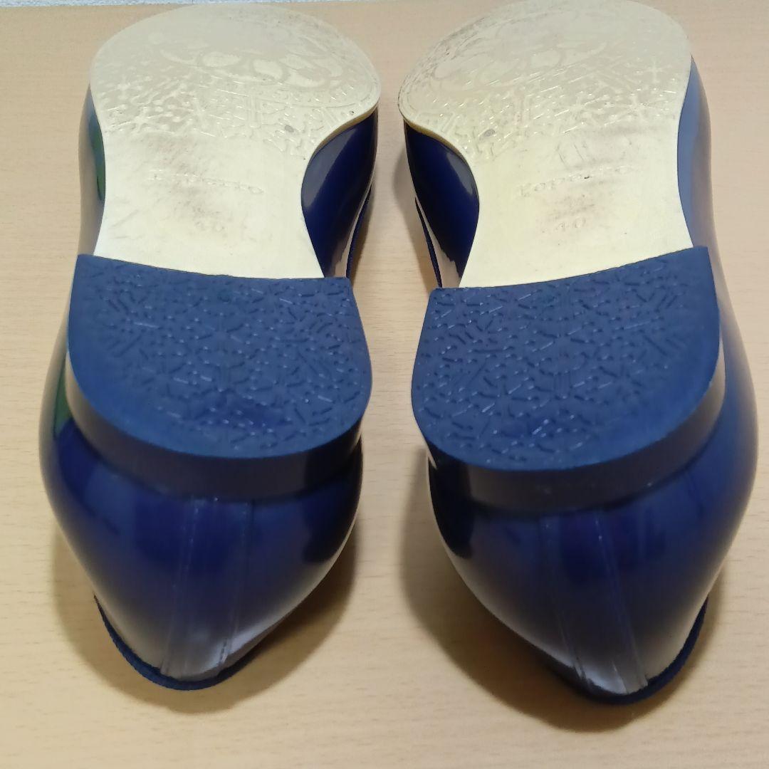 レペット フラットシューズ バレエ レイン サンドリオン ラバー 濃紺 40