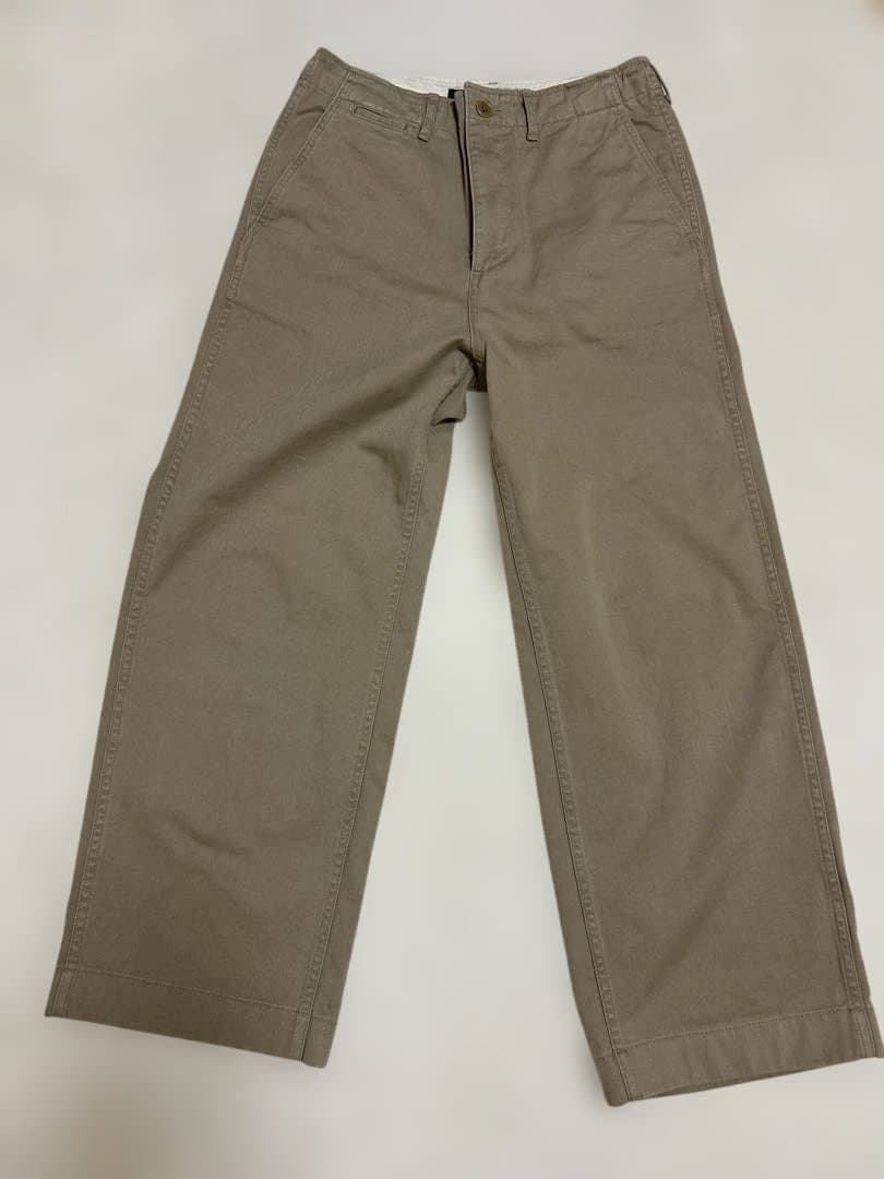 【たー】フレームワーク オーバーサイズチノパンツ 40サイズ