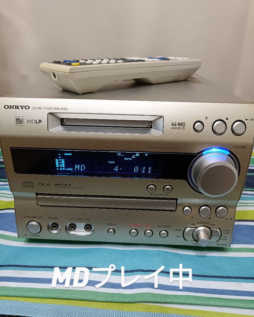 ONKYO FR-N7X CD Hi-MD FM/AM ピックアップ交換　完動品
