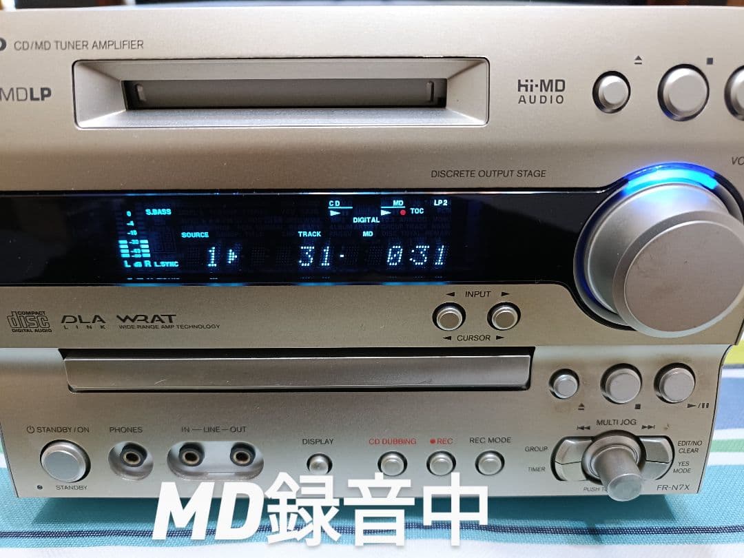ONKYO FR-N7X CD Hi-MD FM/AM ピックアップ交換　完動品