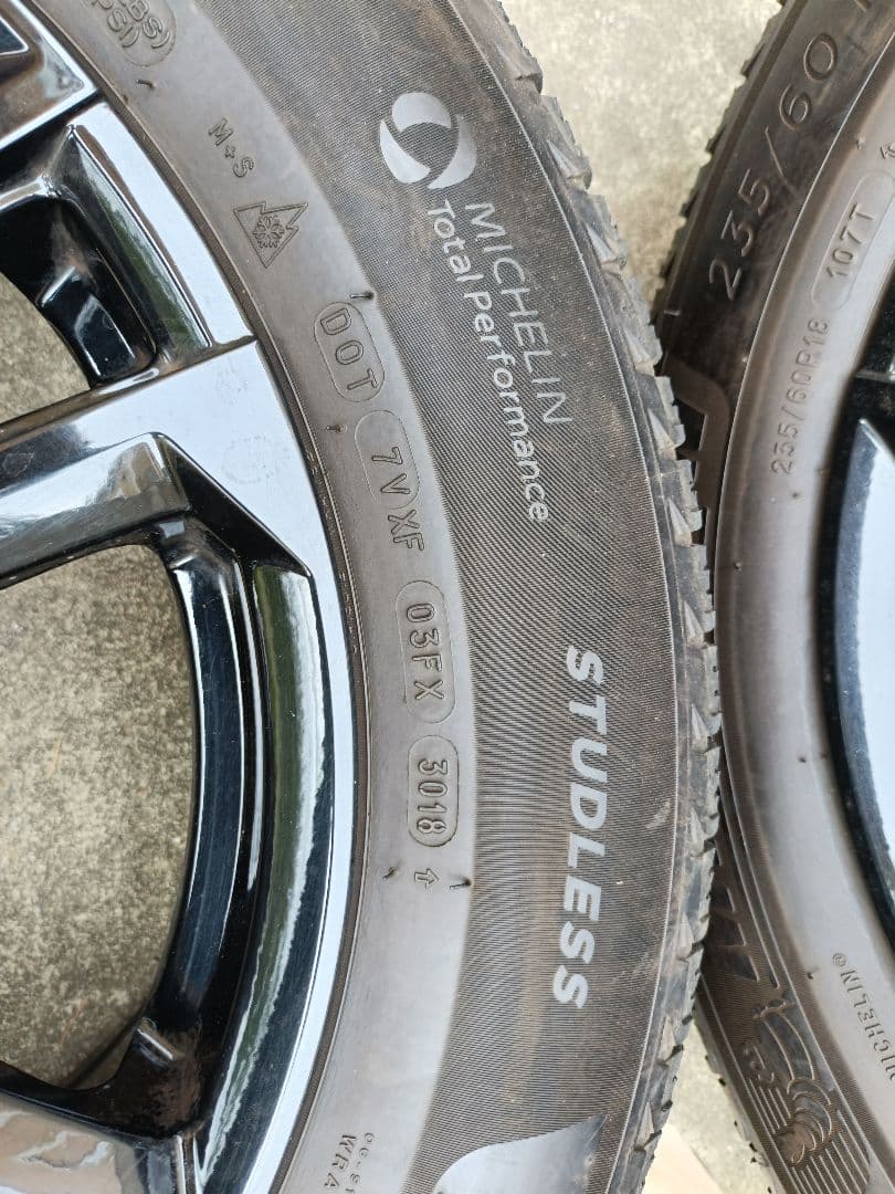 ベンツ GLC X253 スタッドレスホイールセット 235/60 R18値下げ